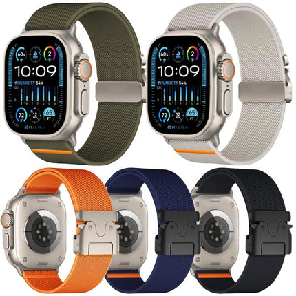 5 Pack xDfind Parachute Buckle Stretch Nylon Watch Band, For Apple Watch 42 / 44 / 45 / 46 / 49mm, For Apple Watch 38 / 40 / 41 / S11 42mm - DealBuddy