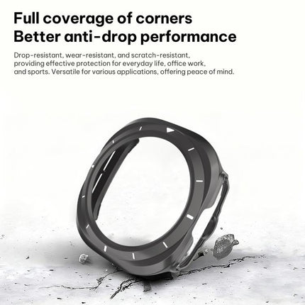 xDfind Scale Frame PC Hollow Watch Cover, For Samsung Galaxy Watch Ultra / Ultra 2025 - DealBuddy