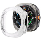 For Samsung Galaxy Watch Ultra / Ultra 2025 / Transparent + White