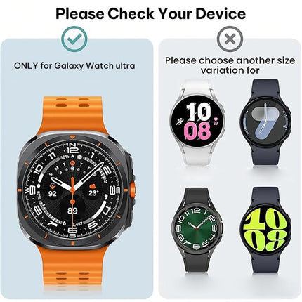 xDfind Scale Frame PC Hollow Watch Cover, For Samsung Galaxy Watch Ultra / Ultra 2025 - DealBuddy