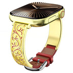 Gold + Wine Red