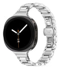 Slim Butterfly Buckle Metal Stainless Steel Watch Band, For Samsung Galaxy Ultra 47mm / Ultra 2025, For Samsung Galaxy Watch8 / Watch8 Classic - DealBuddy