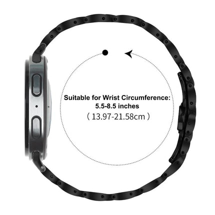 Slim Butterfly Buckle Metal Stainless Steel Watch Band, For Samsung Galaxy Ultra 47mm / Ultra 2025, For Samsung Galaxy Watch8 / Watch8 Classic - DealBuddy