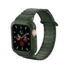 Reverse Buckle Magnetic Integrated TPU Cover Silicone Watch Band, For Apple Watch 45mm / 44mm, For Apple Watch 41mm / 40mm - DealBuddy