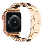 For Apple Watch 46mm / 49mm / 45mm / 44mm / Rose Gold Black