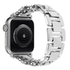 For Apple Watch 46mm / 49mm / 45mm / 44mm / Silver White