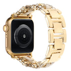 For Apple Watch 42mm / 41mm / 40mm / 38mm / Gold White