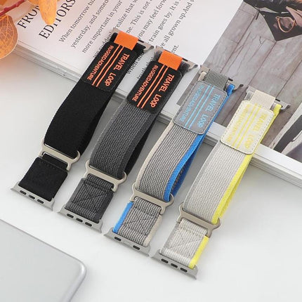 5 Pack xDfind Double Section Metal Buckle Loop Nylon Braided Watch Band, For Apple Watch 42 / 44 / 45 / 46 / 49mm, For Apple Watch 38 / 40 / 41 / S11 42mm - DealBuddy