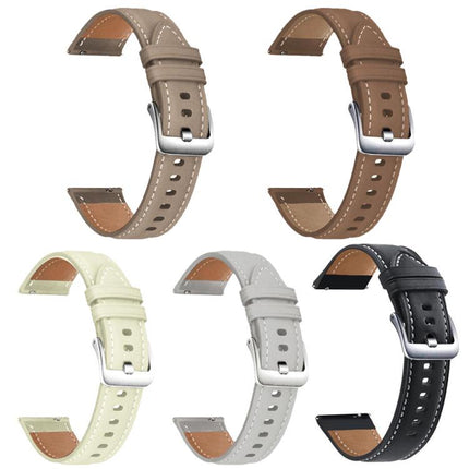 5 Pack xDfind Flat Head Black Shark Fine Grain Vegan Leather Watch Band, For Samsung Galaxy Watch8 / Watch8 Classic - DealBuddy