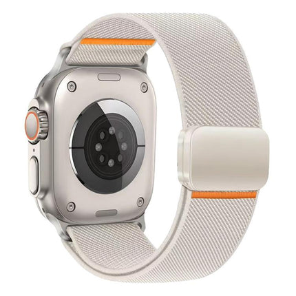 xDfind Elastic Nylon Magnetic Buckle Watch Band, For Apple Watch 38 / 40 / 41 / S11 42mm - DealBuddy