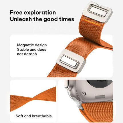 xDfind Elastic Nylon Magnetic Buckle Watch Band, For Apple Watch 38 / 40 / 41 / S11 42mm - DealBuddy