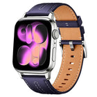 xDfind Composite Cowhide Texture Vegan Leather Watch Band, For Apple Watch 42 / 44 / 45 / 46 / 49mm - DealBuddy