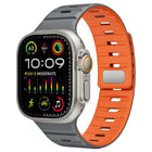 xDfind Magnetic Norman Buckle Silicone Watch Band, For Apple Watch 42 / 44 / 45 / 46 / 49mm, For Apple Watch 38 / 40 / 41 / S11 42mm
