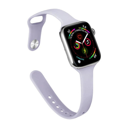 xDfind Small Waist Reverse Buckle Silicone Watch Band, For Apple Watch 38 / 40 / 41 / S11 42mm - DealBuddy