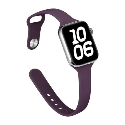 xDfind Small Waist Reverse Buckle Silicone Watch Band, For Apple Watch 38 / 40 / 41 / S11 42mm - DealBuddy