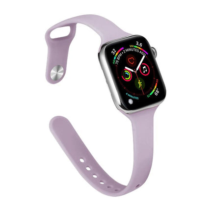 xDfind Small Waist Reverse Buckle Silicone Watch Band, For Apple Watch 38 / 40 / 41 / S11 42mm - DealBuddy