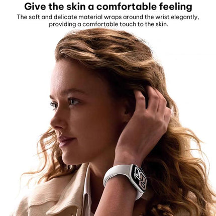xDfind Small Waist Reverse Buckle Silicone Watch Band, For Apple Watch 38 / 40 / 41 / S11 42mm - DealBuddy