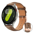 xDfind Rose Gold Buckle Black Shark Fine Grain Vegan Leather Watch Band, For Samsung Galaxy Watch7 / FE / 6 / 5 / 4, For Samsung Galaxy Fit3 - DealBuddy