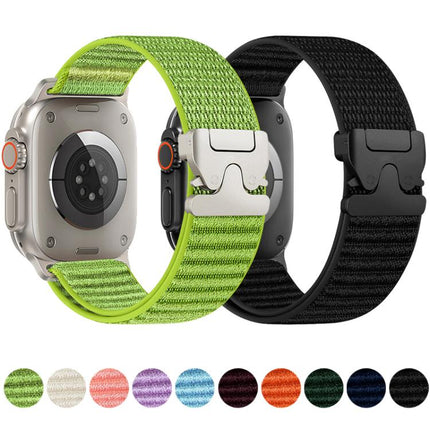 xDfind Parachute Buckle Mountain Pattern Nylon Watch Band, For Apple Watch 42 / 44 / 45 / 46 / 49mm, For Apple Watch 38 / 40 / 41 / S10 42mm - DealBuddy
