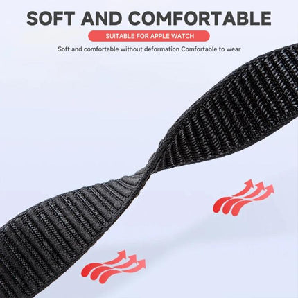 xDfind Parachute Buckle Mountain Pattern Nylon Watch Band, For Apple Watch 42 / 44 / 45 / 46 / 49mm, For Apple Watch 38 / 40 / 41 / S10 42mm - DealBuddy