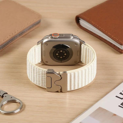 xDfind Parachute Buckle Mountain Pattern Nylon Watch Band, For Apple Watch 42 / 44 / 45 / 46 / 49mm, For Apple Watch 38 / 40 / 41 / S10 42mm - DealBuddy