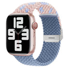 xDfind Buckle-fastening Stitching Braided Nylon Watch Band, For Apple Watch 42 / 44 / 45 / 46 / 49mm, For Apple Watch 38 / 40 / 41 / S10 42mm - DealBuddy