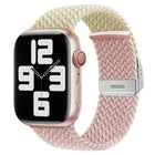 xDfind Buckle-fastening Stitching Braided Nylon Watch Band, For Apple Watch 42 / 44 / 45 / 46 / 49mm, For Apple Watch 38 / 40 / 41 / S10 42mm - DealBuddy