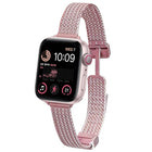 xDfind Wheat Ear Magnetic Buckle Stainless Steel Watch Band, For Apple Watch 42 / 44 / 45 / 46 / 49mm, For Apple Watch 38 / 40 / 41 / S10 42mm - DealBuddy