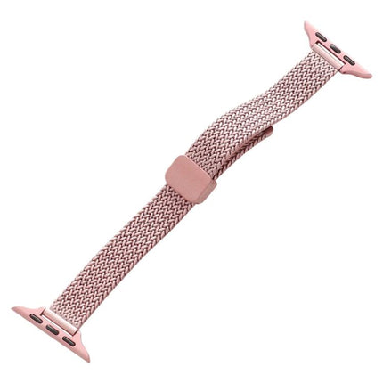 xDfind Wheat Ear Magnetic Buckle Stainless Steel Watch Band, For Apple Watch 42 / 44 / 45 / 46 / 49mm, For Apple Watch 38 / 40 / 41 / S10 42mm - DealBuddy