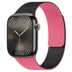 For Apple Watch 38 / 40 / 41 / S11 42mm / Black + Pink
