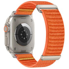 xDfind Two-section Mountain Pattern Nylon Watch Band, For Apple Watch 42 / 44 / 45 / 46 / 49mm, For Apple Watch 38 / 40 / 41 / S11 42mm - DealBuddy