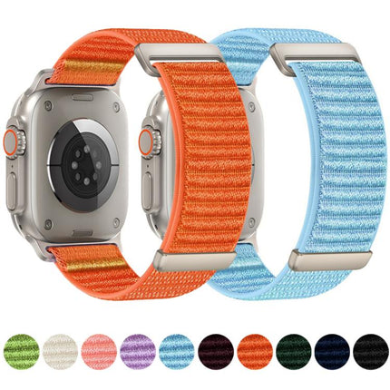 xDfind Two-section Mountain Pattern Nylon Watch Band, For Apple Watch 42 / 44 / 45 / 46 / 49mm, For Apple Watch 38 / 40 / 41 / S11 42mm - DealBuddy