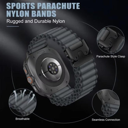 xDfind Parachute Buckle Off Road Sport Nylon Watch Band, For Samsung Galaxy Watch8 / Watch8 Classic - DealBuddy