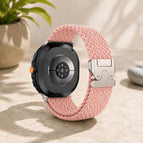 For Samsung Galaxy Watch8 / Watch8 Classic / Pink Sand+Silver Buckle