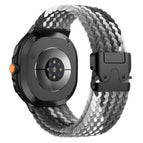For Samsung Galaxy Watch8 / Watch8 Classic / Dark Chocolate+Black Buckle