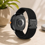 For Samsung Galaxy Watch8 / Watch8 Classic / Black+Black Buckle