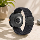 For Samsung Galaxy Watch8 / Watch8 Classic / Space Grey+Black Buckle