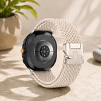 For Samsung Galaxy Watch8 / Watch8 Classic / Starlight+Silver Buckle