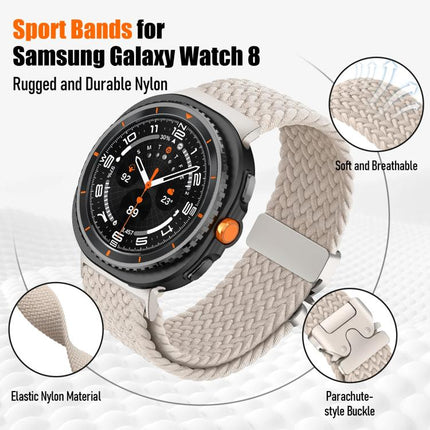 xDfind Parachute Buckle Woven Nylon Loop Watch Band, For Samsung Galaxy Watch8 / Watch8 Classic - DealBuddy