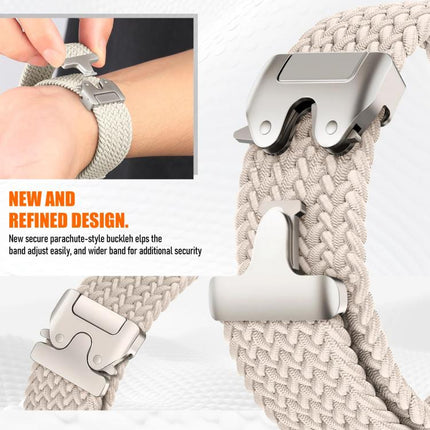 xDfind Parachute Buckle Woven Nylon Loop Watch Band, For Samsung Galaxy Watch8 / Watch8 Classic - DealBuddy