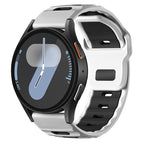 For Samsung Galaxy Watch7 / FE / 6 / 5 / 4 / White+Black