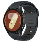 For Samsung Galaxy Watch7 / FE / 6 / 5 / 4 / Ash+Black