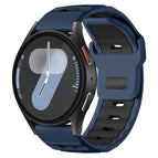 For Samsung Galaxy Watch7 / FE / 6 / 5 / 4 / Blue Grey+Black