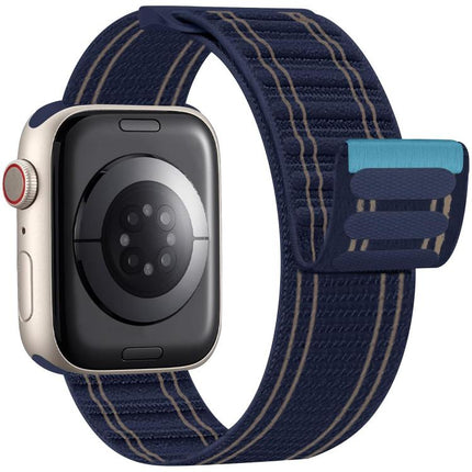 xDfind Nylon Loop Woven Hook and Loop Fastener Watch Band, For Apple Watch 42 / 44 / 45 / 46 / 49mm, For Apple Watch 38 / 40 / 41 / S11 42mm - DealBuddy
