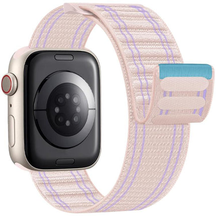 xDfind Nylon Loop Woven Hook and Loop Fastener Watch Band, For Apple Watch 42 / 44 / 45 / 46 / 49mm, For Apple Watch 38 / 40 / 41 / S11 42mm - DealBuddy