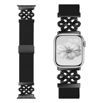 xDfind Chinese Knot Nylon Braided Magnetic Buckle Watch Band, For Apple Watch 42 / 44 / 45 / 46 / 49mm, For Apple Watch 38 / 40 / 41 / S11 42mm - DealBuddy