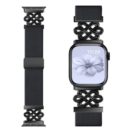 xDfind Chinese Knot Nylon Braided Magnetic Buckle Watch Band, For Apple Watch 42 / 44 / 45 / 46 / 49mm, For Apple Watch 38 / 40 / 41 / S11 42mm - DealBuddy