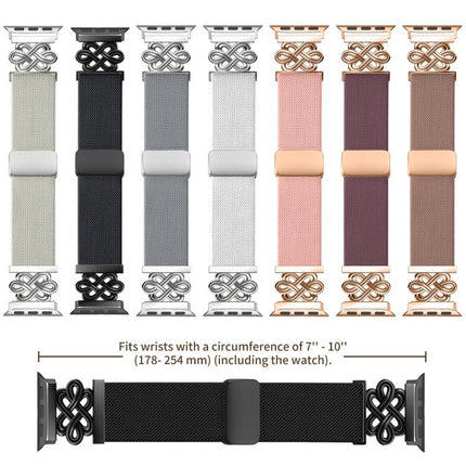 xDfind Chinese Knot Nylon Braided Magnetic Buckle Watch Band, For Apple Watch 42 / 44 / 45 / 46 / 49mm, For Apple Watch 38 / 40 / 41 / S11 42mm - DealBuddy