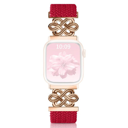 xDfind Chinese Knot Nylon Rainbow Braided Magnetic Buckle Watch Band, For Apple Watch 42 / 44 / 45 / 46 / 49mm, For Apple Watch 38 / 40 / 41 / S11 42mm - DealBuddy