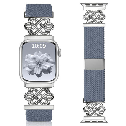 xDfind Chinese Knot Nylon Rainbow Braided Magnetic Buckle Watch Band, For Apple Watch 42 / 44 / 45 / 46 / 49mm, For Apple Watch 38 / 40 / 41 / S11 42mm - DealBuddy
